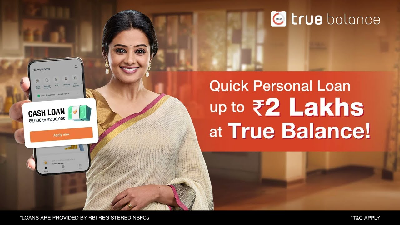 Personal Loan up to ₹2 Lakhs at True Balance