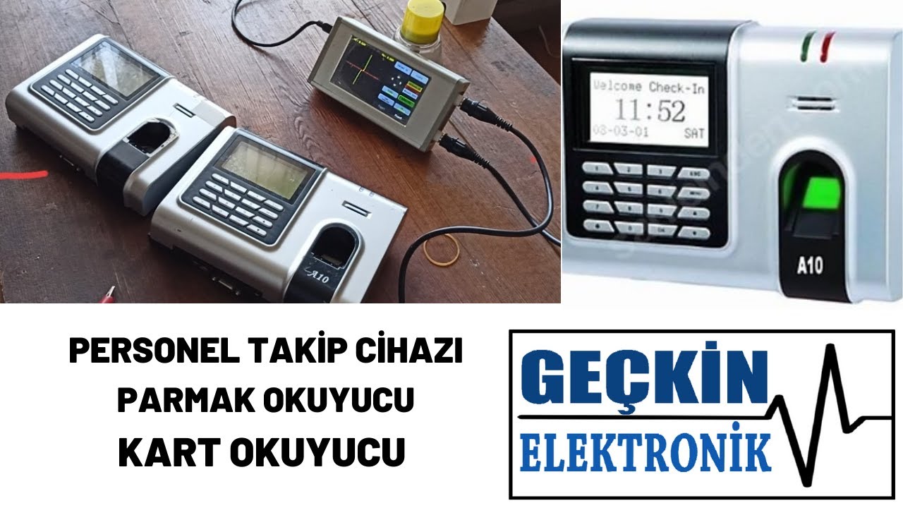 PERSONEL PARMAK İZİ OKUCUYU KART OKUYUCU TAKİP CİHAZI