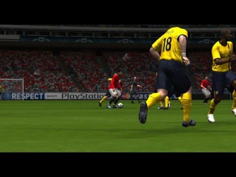 PES 2009 - Cristiano Ronaldo NO LOOK PASS