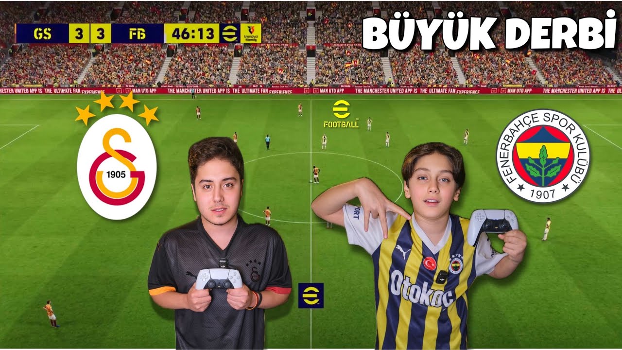 PES 2025 BATTLE WITH MY BROTHER !!! (BIG DERBY)