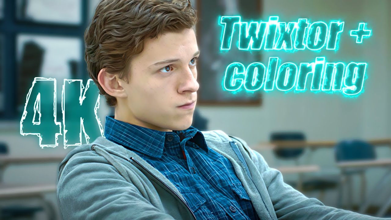 Peter Parker Spider-Man Homecoming 4K Twixtor Scenepack with Coloring for edits MEGA