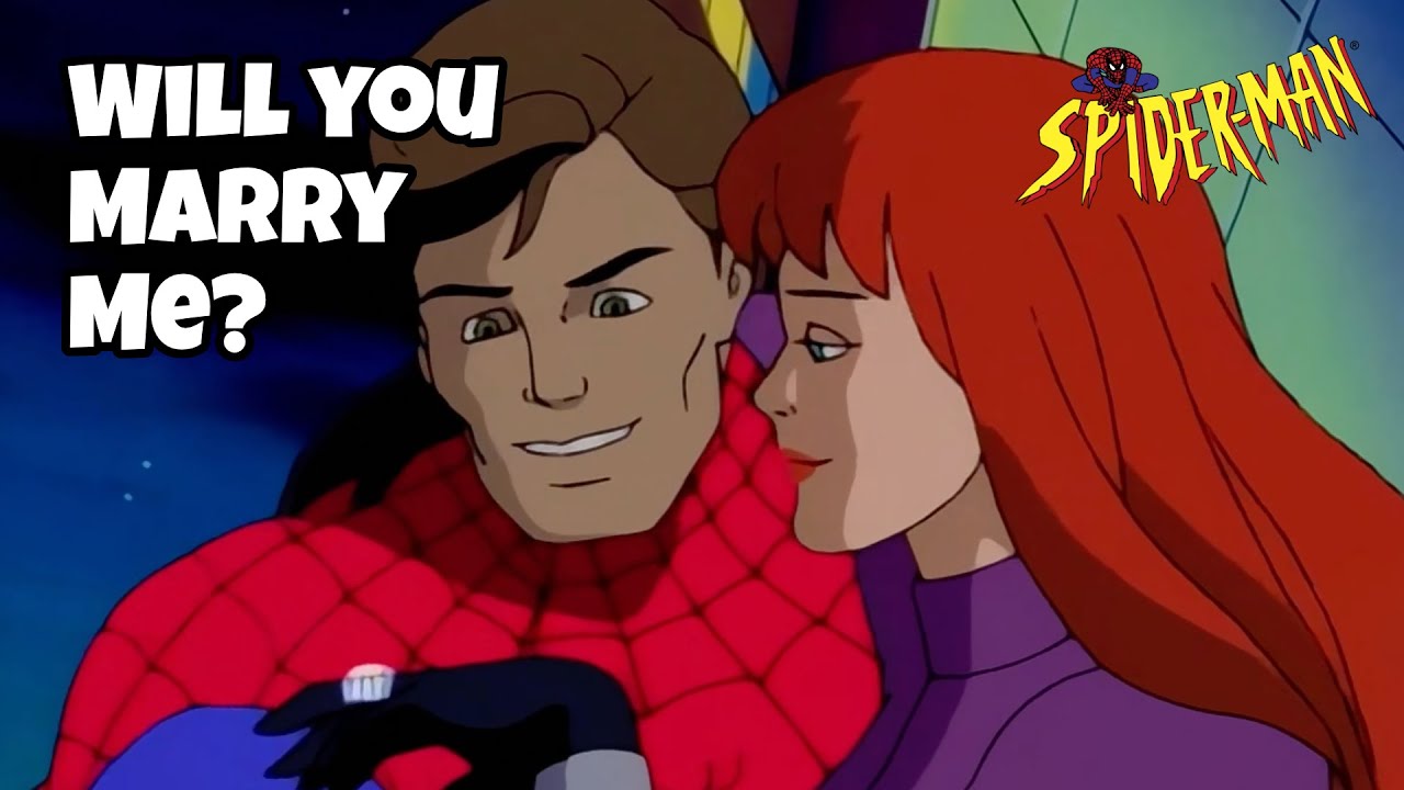 Peter proposes to Mary-Jane | Spider-Man: The Animated Series (HD)