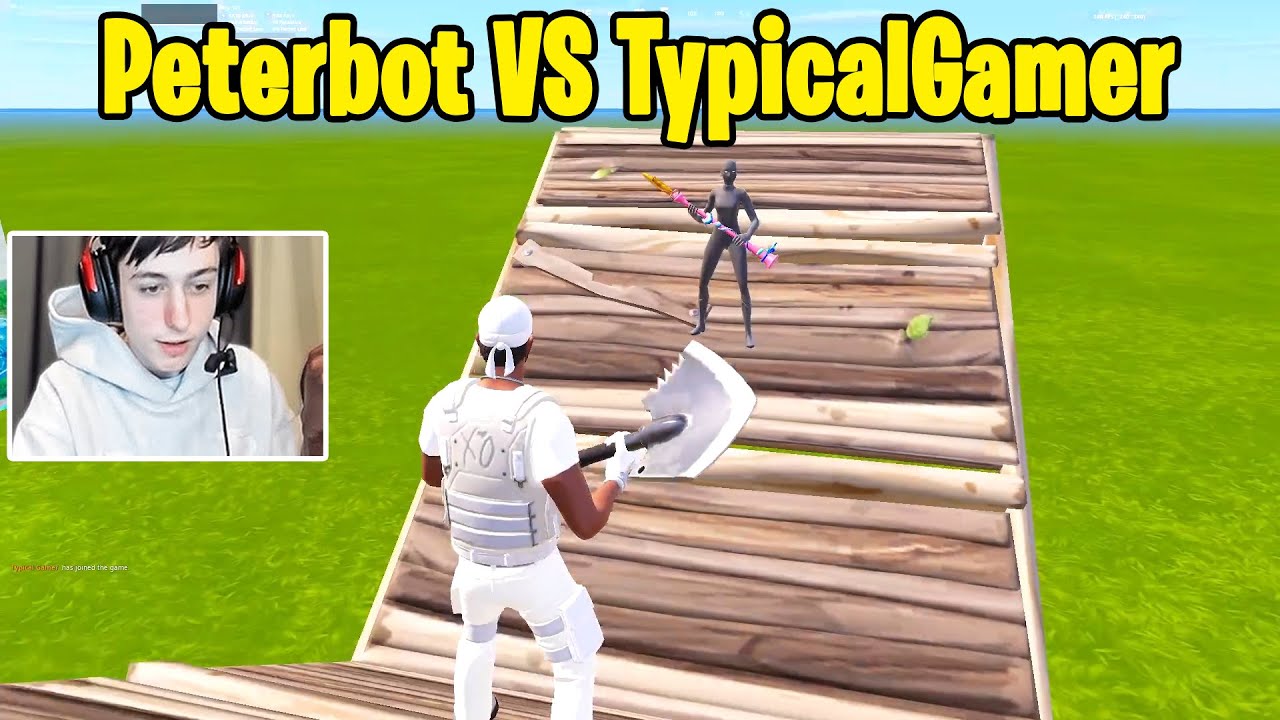 Peterbot VS Typical Gamer 1v1 Buildfights