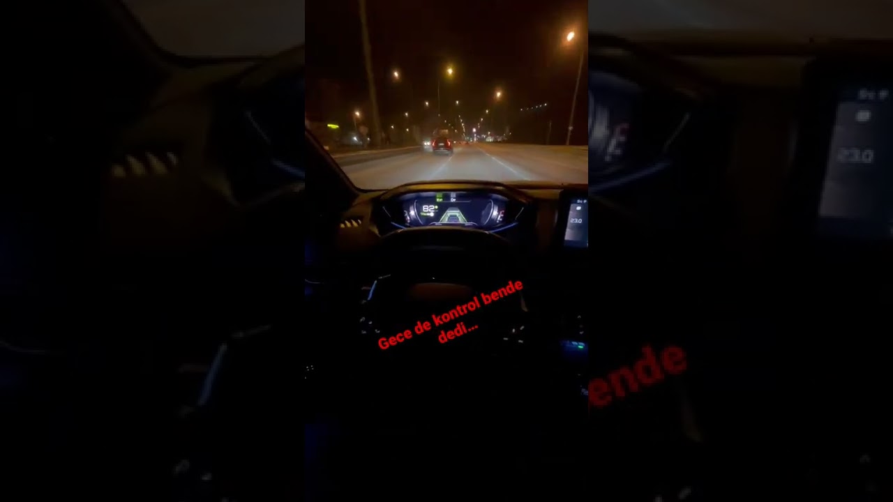 PEUGEOT 3008 GT GECE OTO PİLOT | NIGHT AUTO PILOT