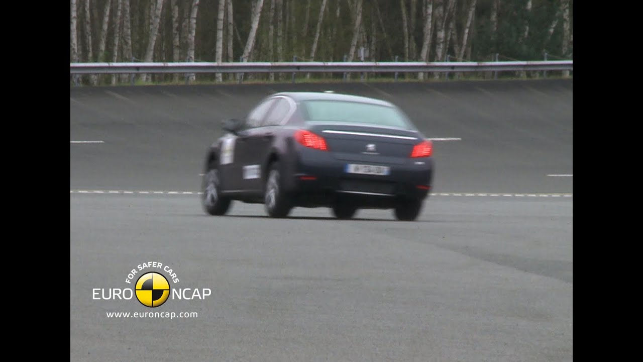 Peugeot 508 Electronic Stability Control (ESC) Euro NCAP Test