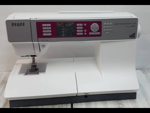 PFAFF Quilt Expression 4.0 Sewing Machine Sales Demo