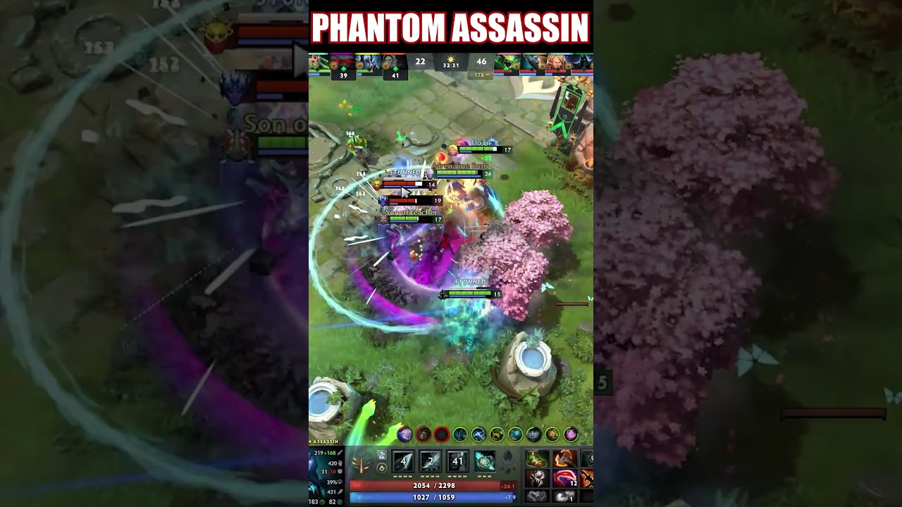 Phantom Assassin farming instant 2900 golds🔥 This feeling so good #shorts #dota2 #Rampage #Dota2gam