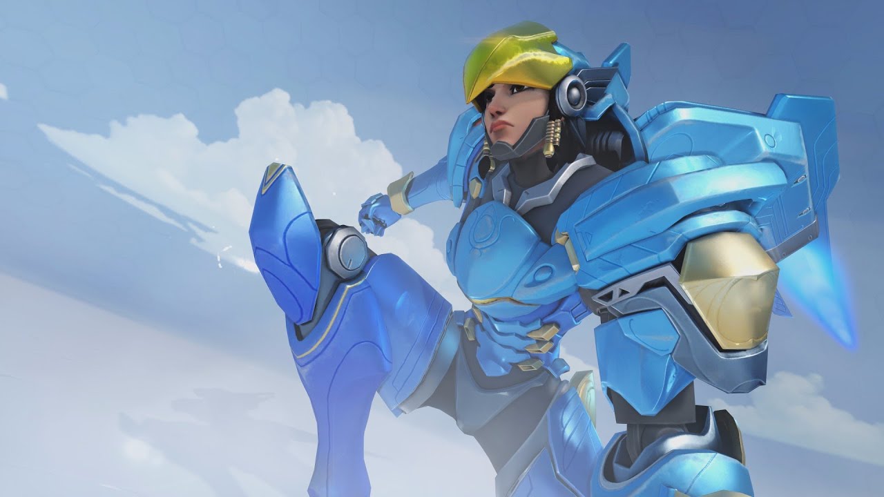 Pharah Highlight Intros + Emotes RARE BACKGROUND