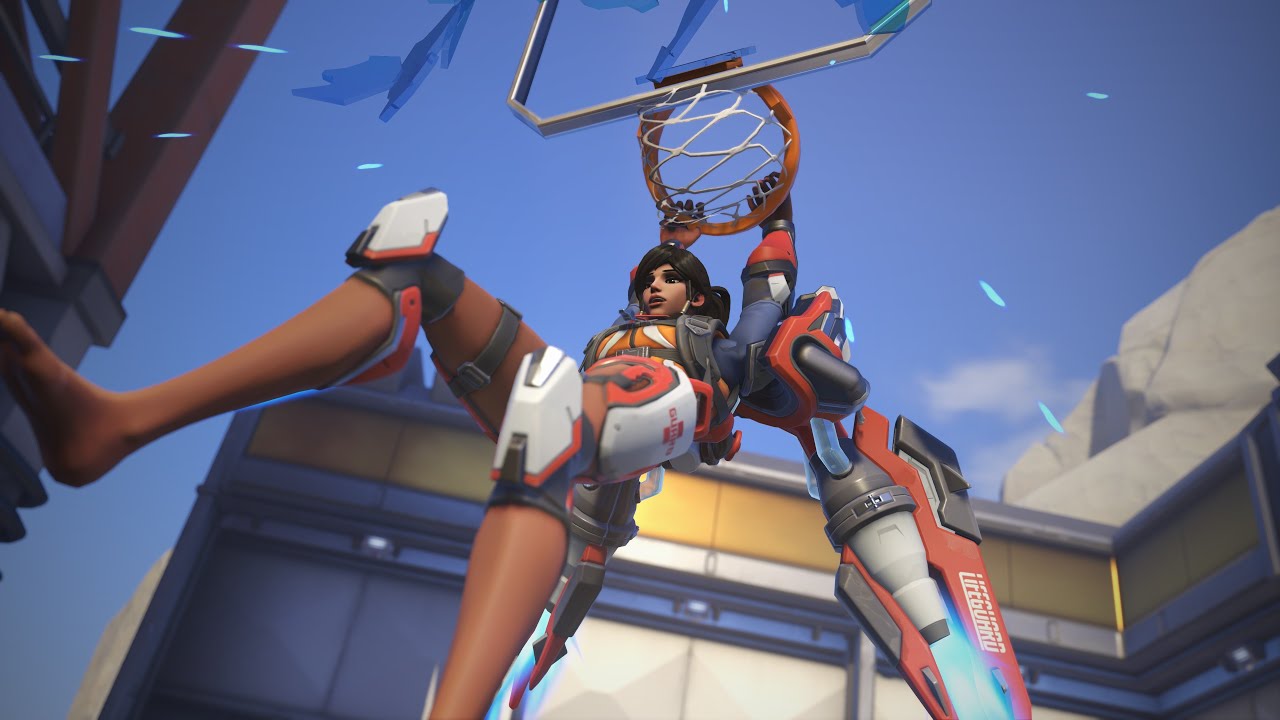 Pharah's Slam Dunk Highlight Intro With Assorted Skins