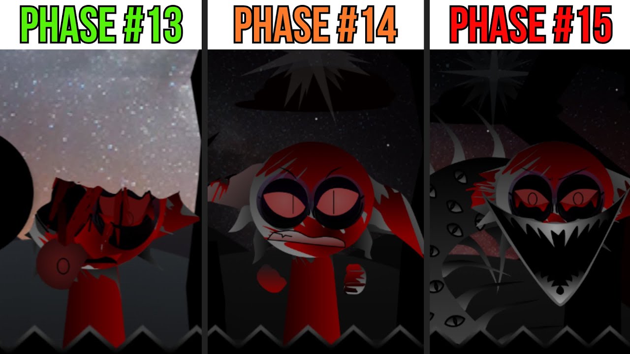 Phase 13 VS Phase 14 VS Phase 15 Definitive Version in Incredibox Sprunki