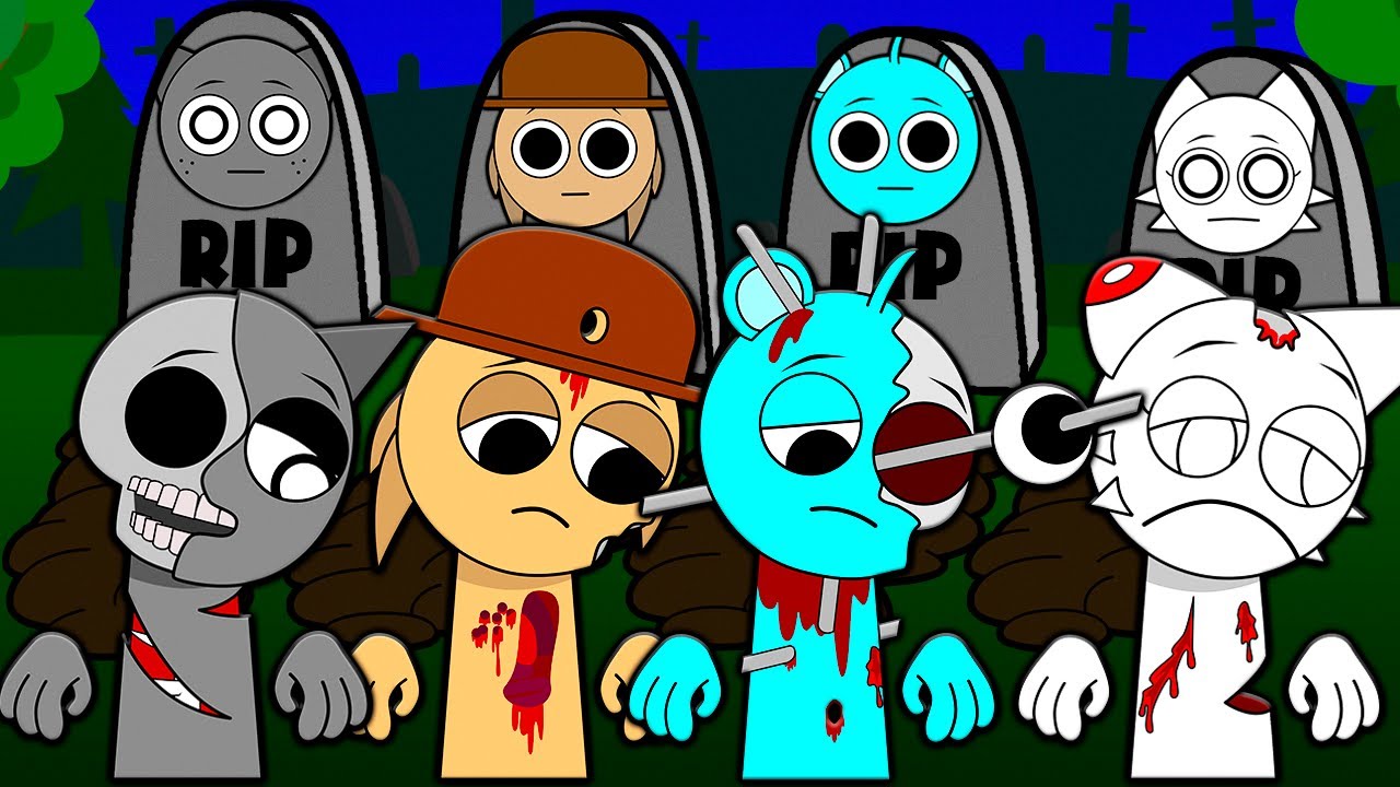 PHASE 3 WENDA GRAY SKY TUNNER R.I.P SAD STORY! INCREDIBOX SPRUNKI Cartoon Animation