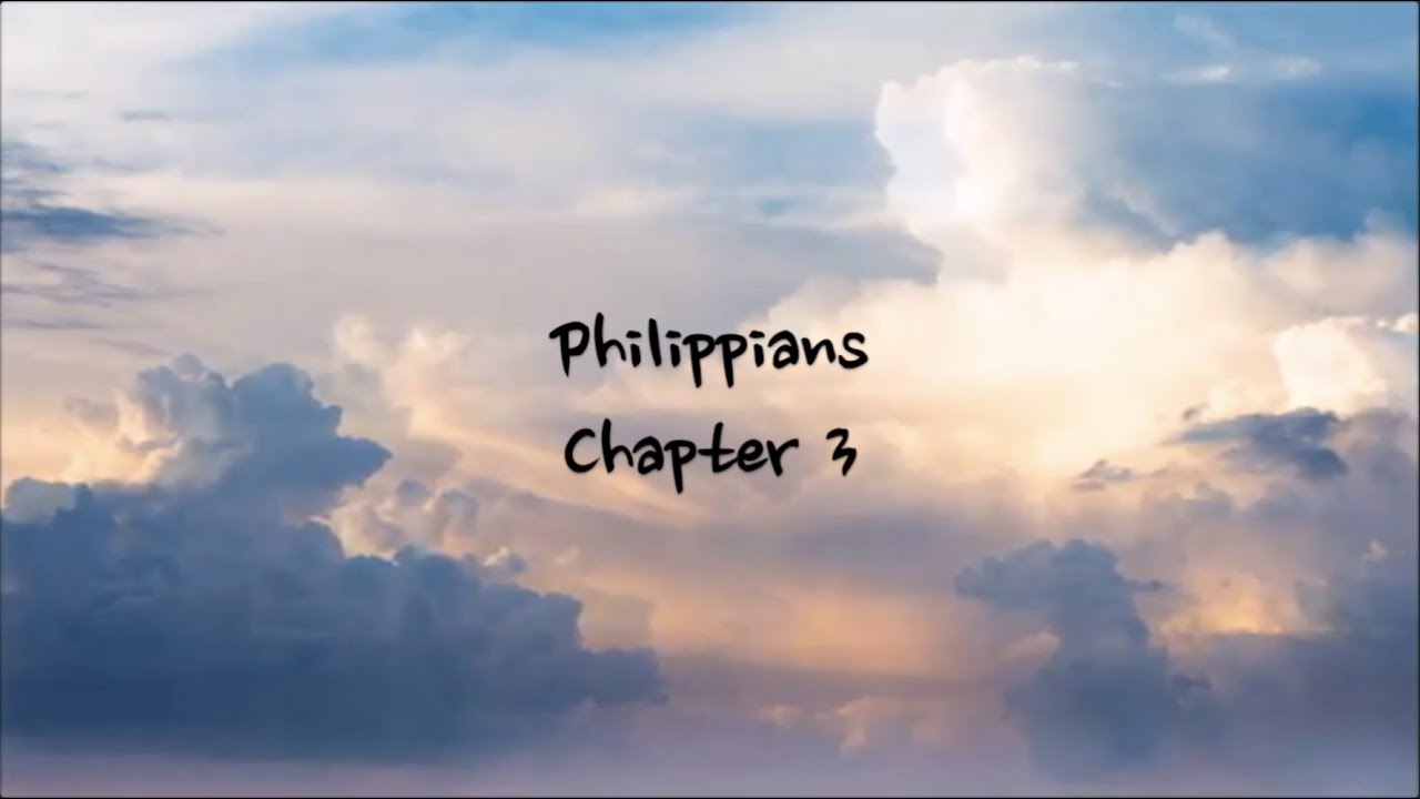 Philippians 3 - NLT | AUDIO BIBLE & TEXT