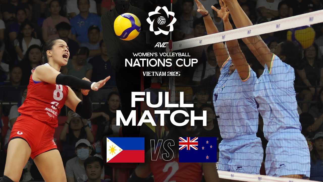 Philippines vs. New Zealand - Pool Play | AVC Women's Nations Cup