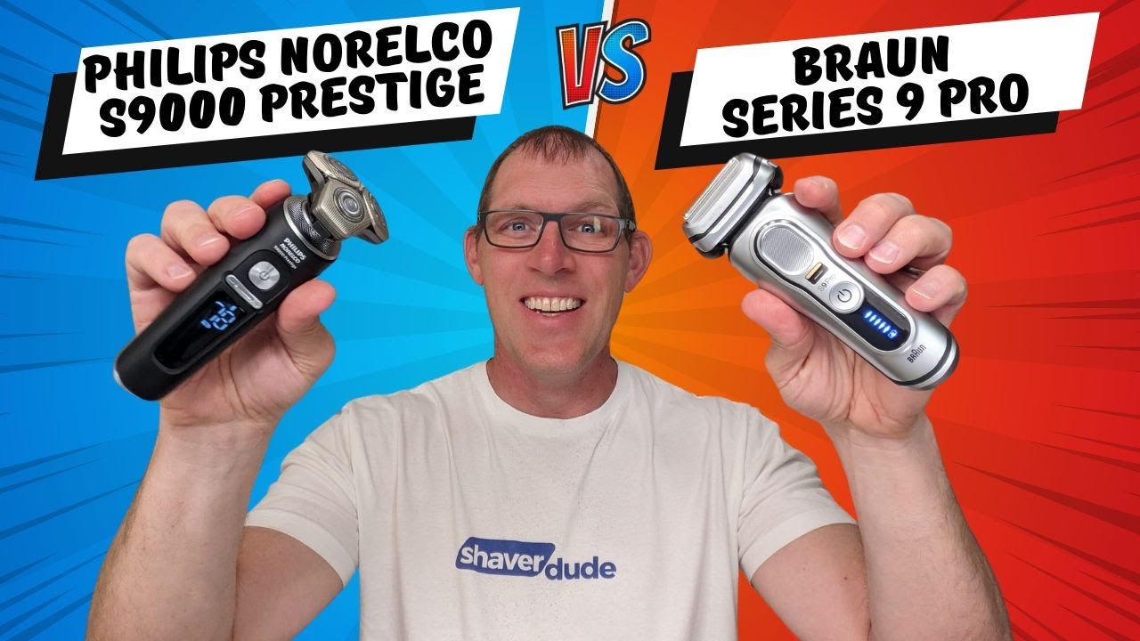 Philips Norelco S9000 Prestige vs Braun Series 9 Pro