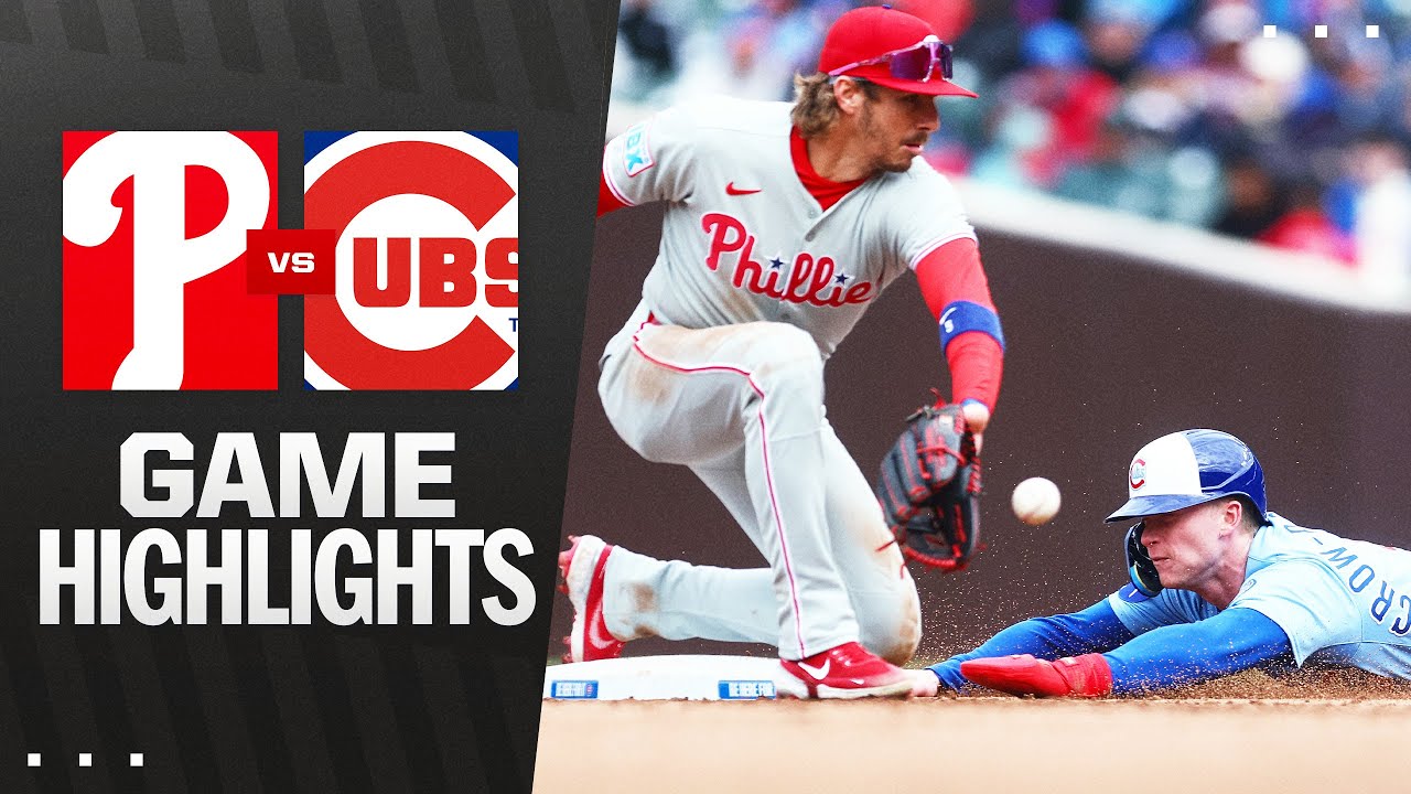 Phillies vs. Cubs Game Highlights (4/25/25) | MLB Highlights