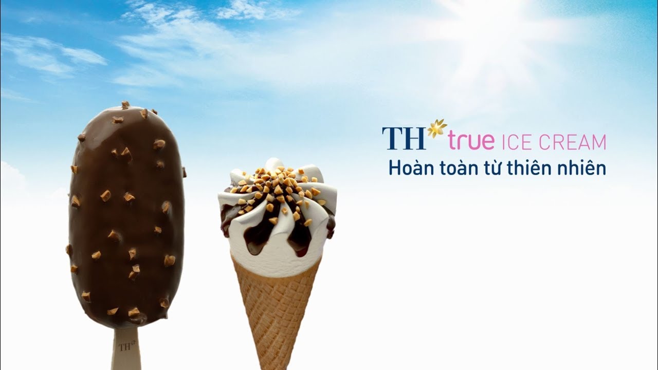 Phim Quảng cáo Bộ sản phẩm Kem TH true ICE CREAM - Hoàn toàn từ thiên nhiên