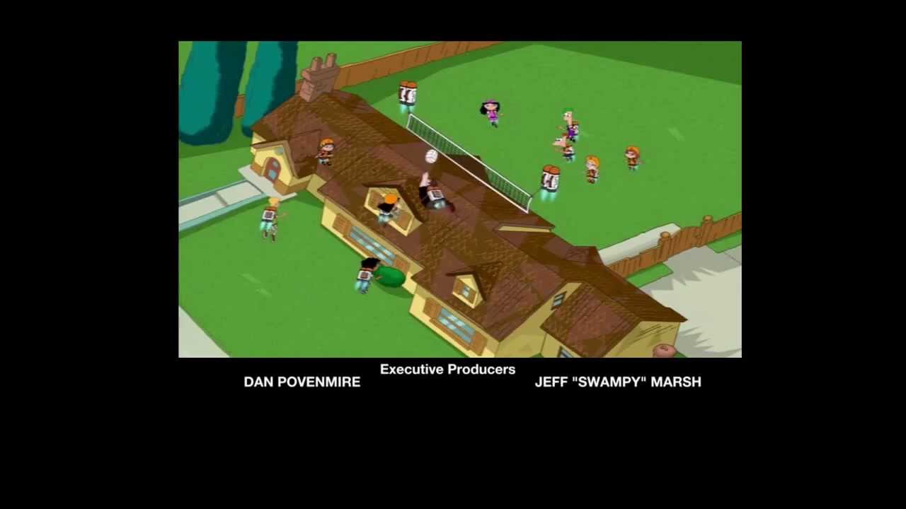 Phineas and Ferb - Credits from 'Sleepwalk surprise' [HD]