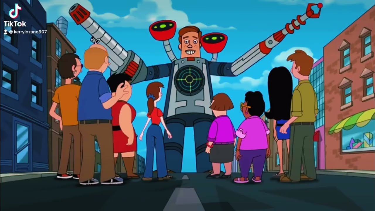 Phineas And Ferb: Weaponry Song With Norm The Robot