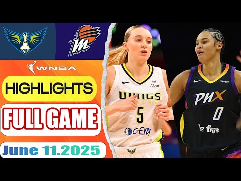 Phoenix Mercury vs Dallas Wings Full Game Highlights June 11, 2025 WNBA Commissioner's Cup
