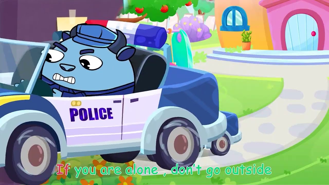 📞Phone Call from a Stranger👮‍♂️🚔 | Safety Tips | Funny Kids Songs & Nursery Rhymes