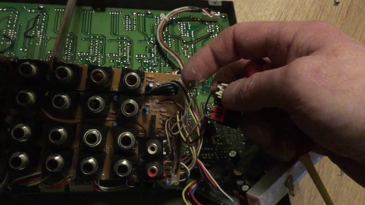 Phonic MM122 phono socket mixer repair DIY