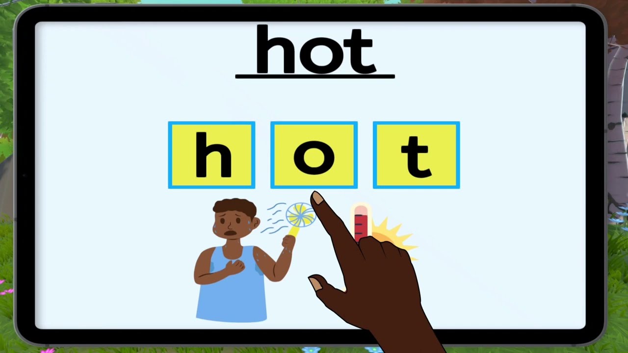 Phonics Finders - CVC Words -Hot