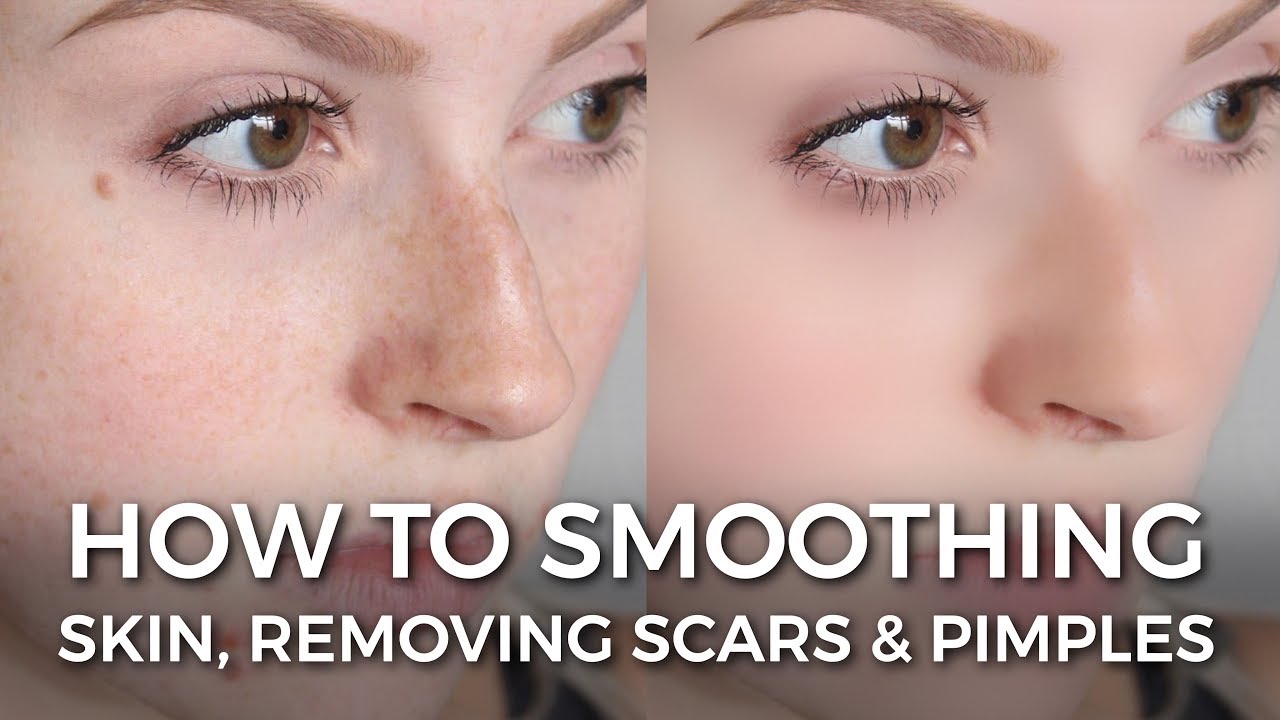 Photoshop Tutorial: How to quickly Smooth Skin & Removing Scare & Pimples