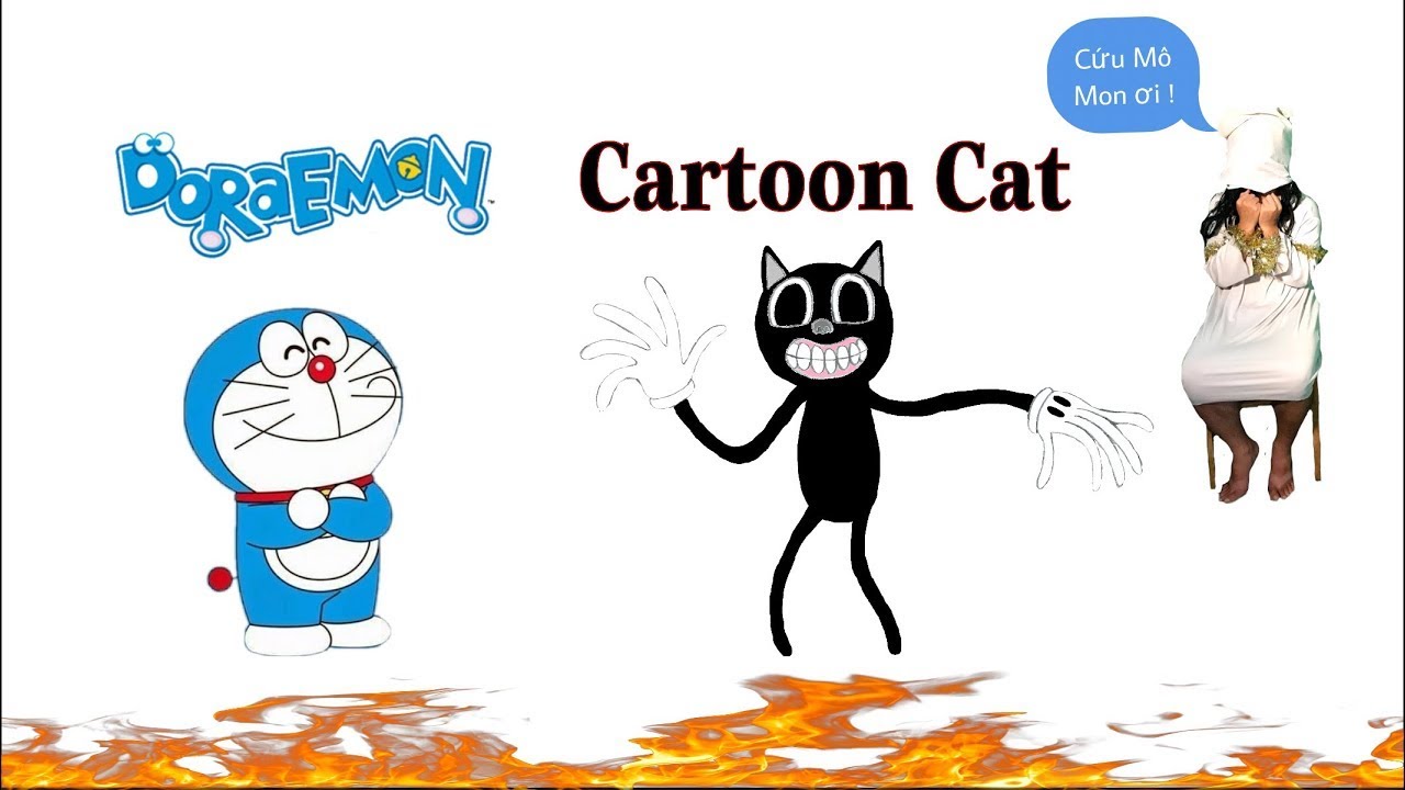 PHÁP SƯ GANGSTER [TẬP 47] Mèo Máy Đoremon Đối Đầu Mèo Ma Cartoon Cat
