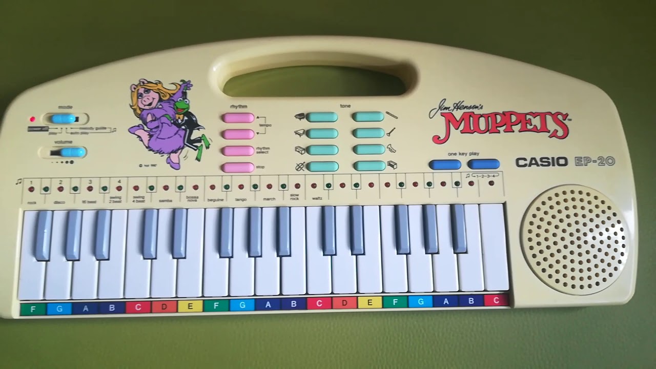 PIANO Casio EP-20 Muppets jim hensons