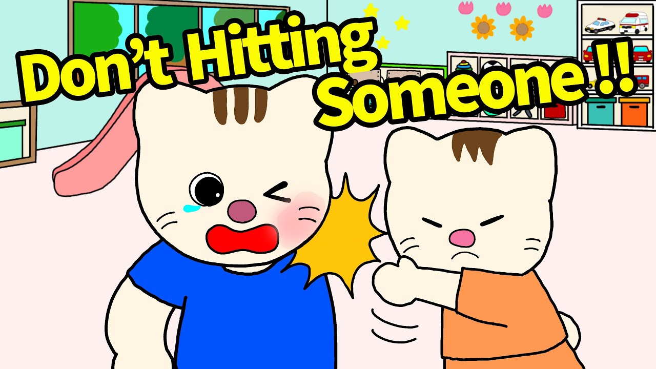 Picture Book Read Aloud:Anime:Don't Hitting Someone!