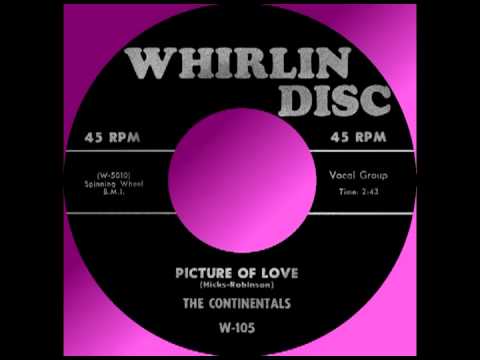 PICTURE OF LOVE, The Continentals, Whirlin Disc #105  1956