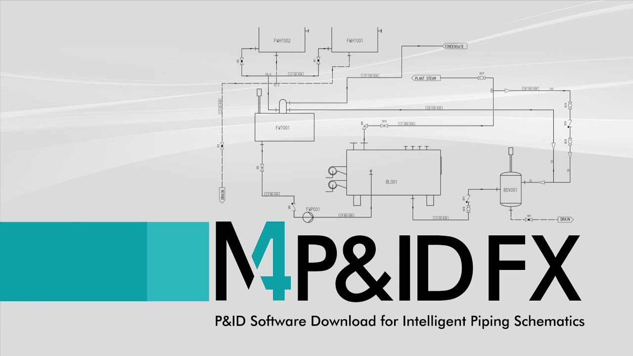 P&ID Software Download for Intelligent Piping Schematics - M4 P&ID FX