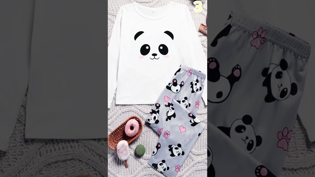 Pijamas de  niñas de 7, 8 y 9 años #lindas👕#suscribete👍🏻#apoyo❤️