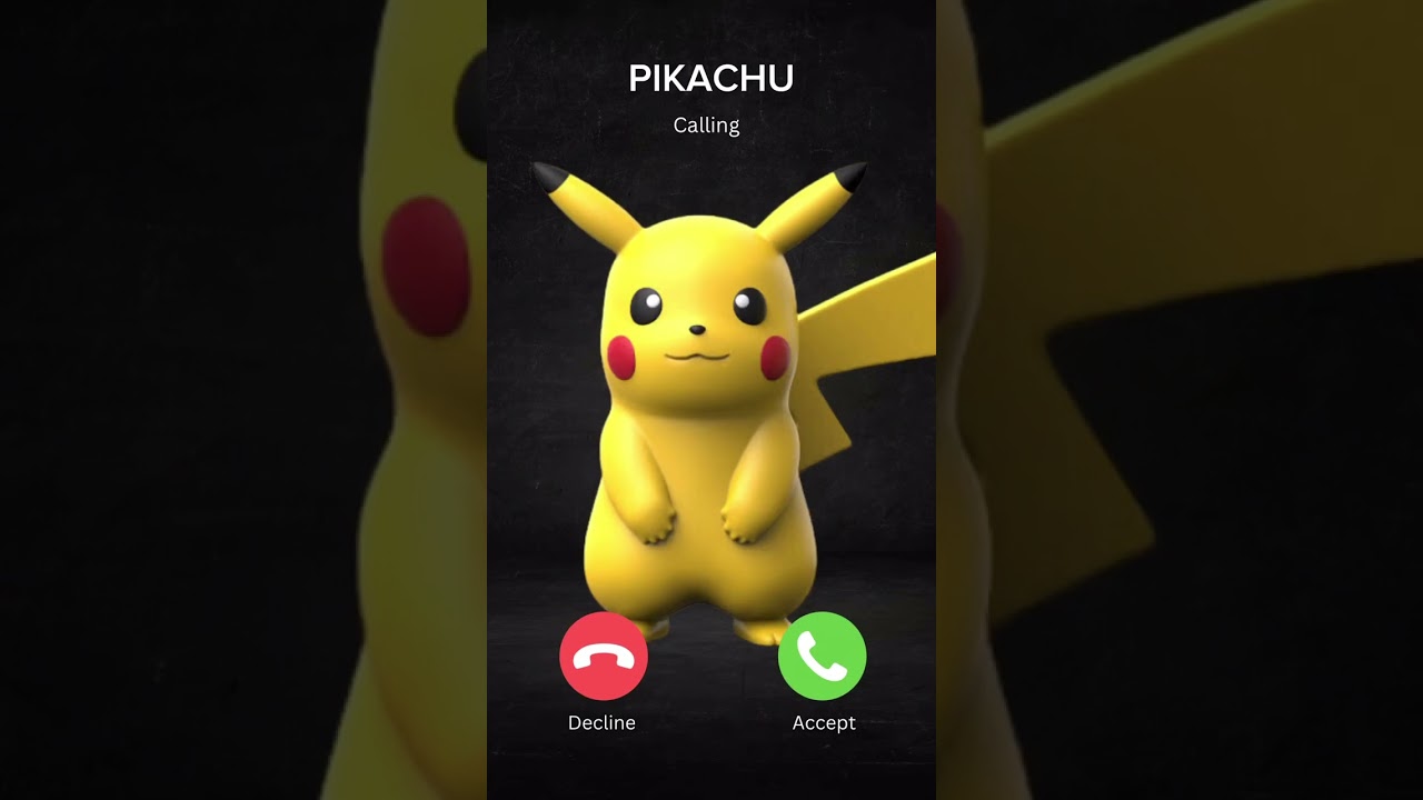 PIKACHU IS CALLING!? #pikachu #pokemon #pokémon