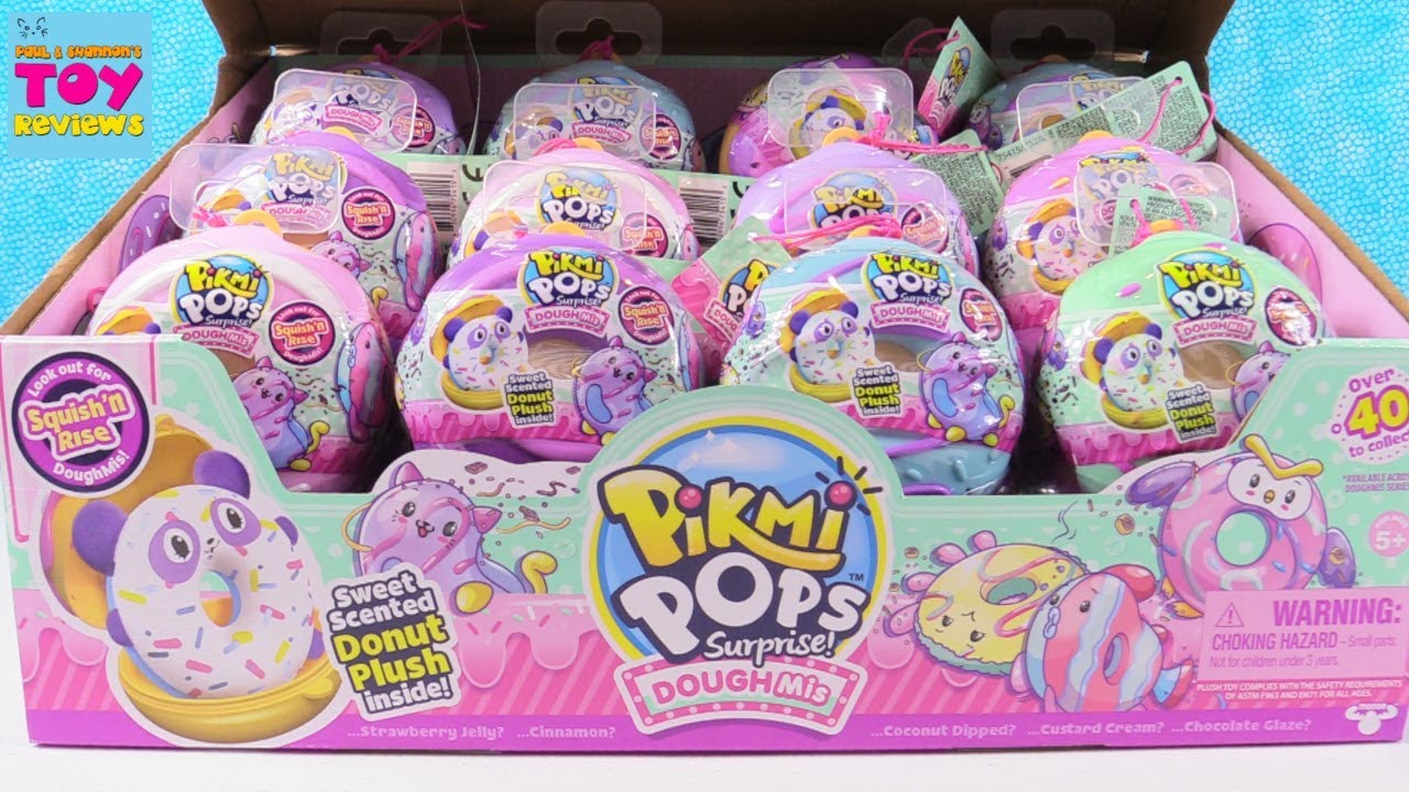 Pikmi Pops DoughMis Surprise Donut Plush Blind Bag Opening Toy Review | PSToyReviews