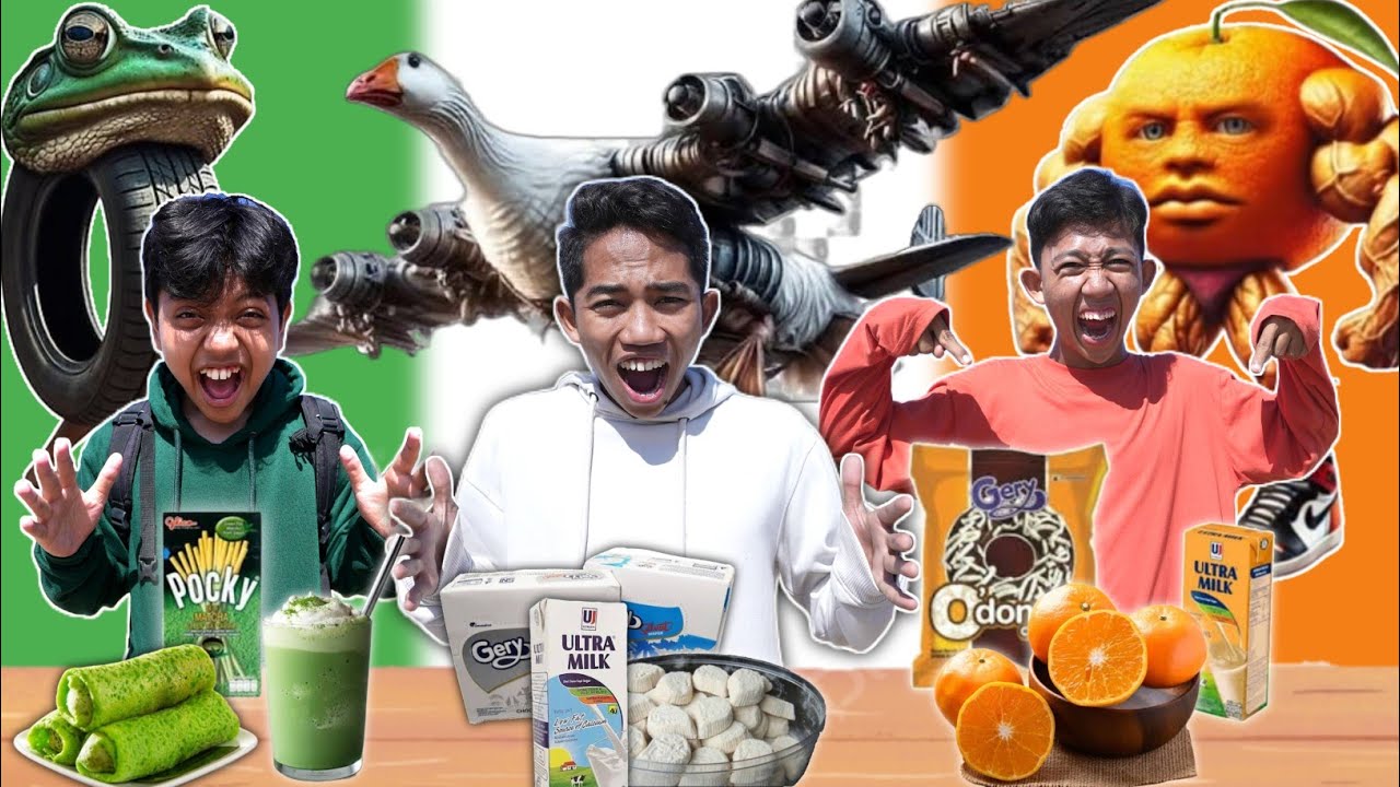 PILIH KARAKTER ANOMALI BRAINROT SESUAI MAKANAN 1 WARNA!😎Bocil Jadi AMBALABU! | Mikael TubeHD