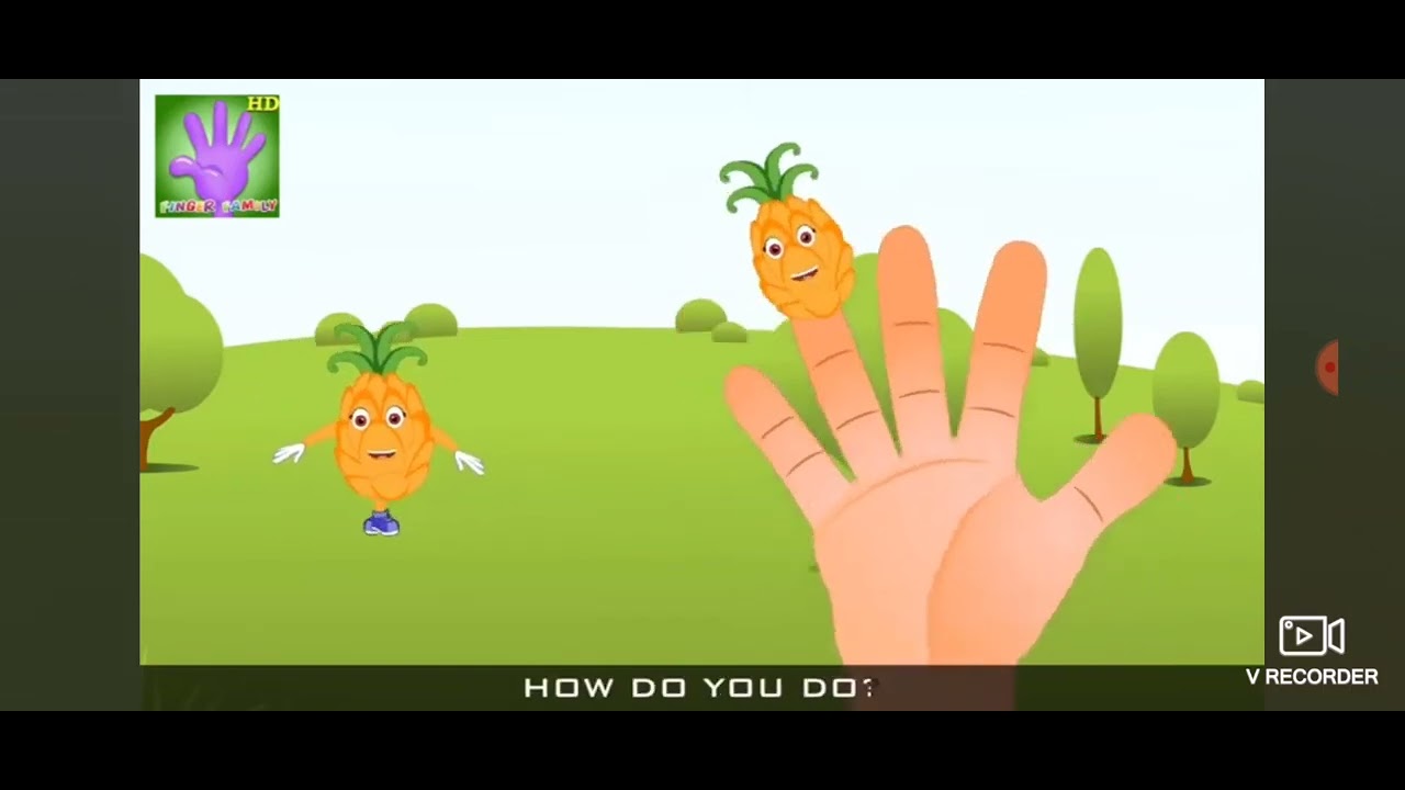 Pineapple Finger Family (Reuploaded, Not Repeats Version)