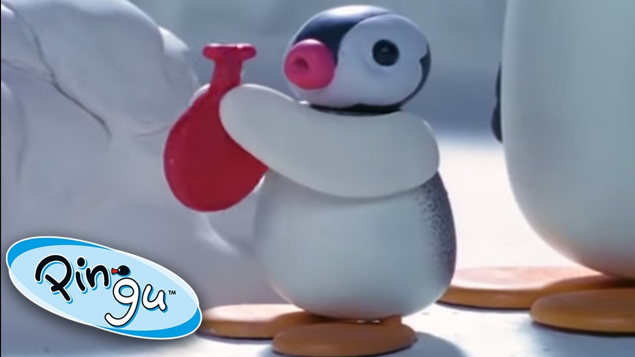 Pinga And The Red Balloon! @Pingu | Cartoons For Kids