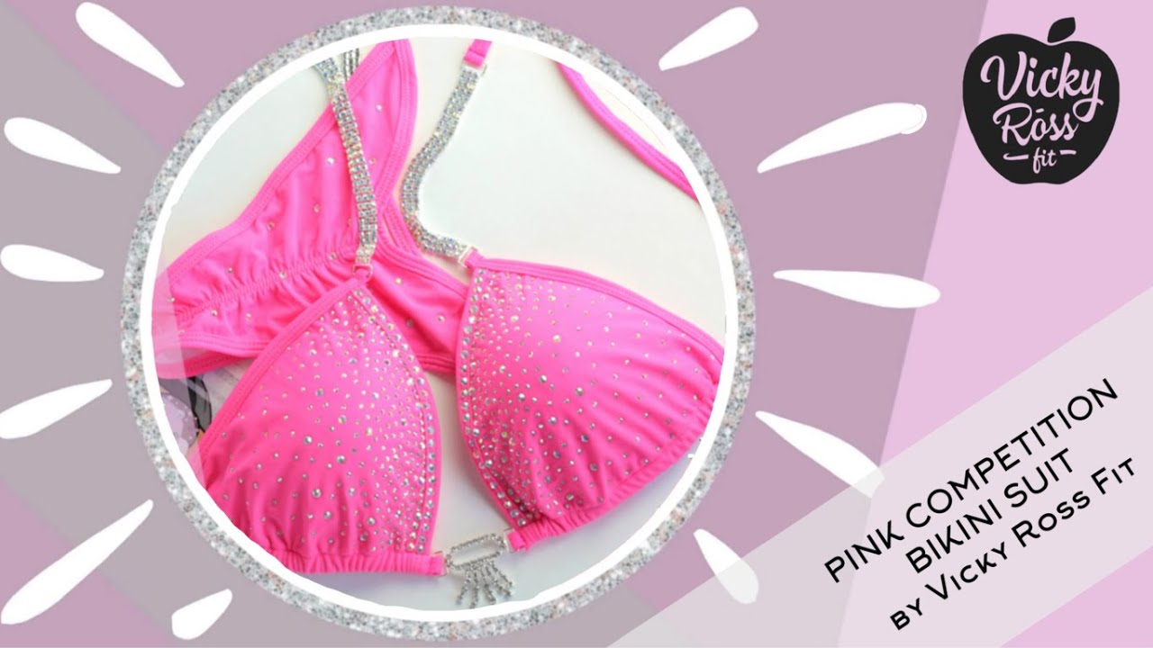 Pink Bikini Competition Suit by Vicky Ross Fit