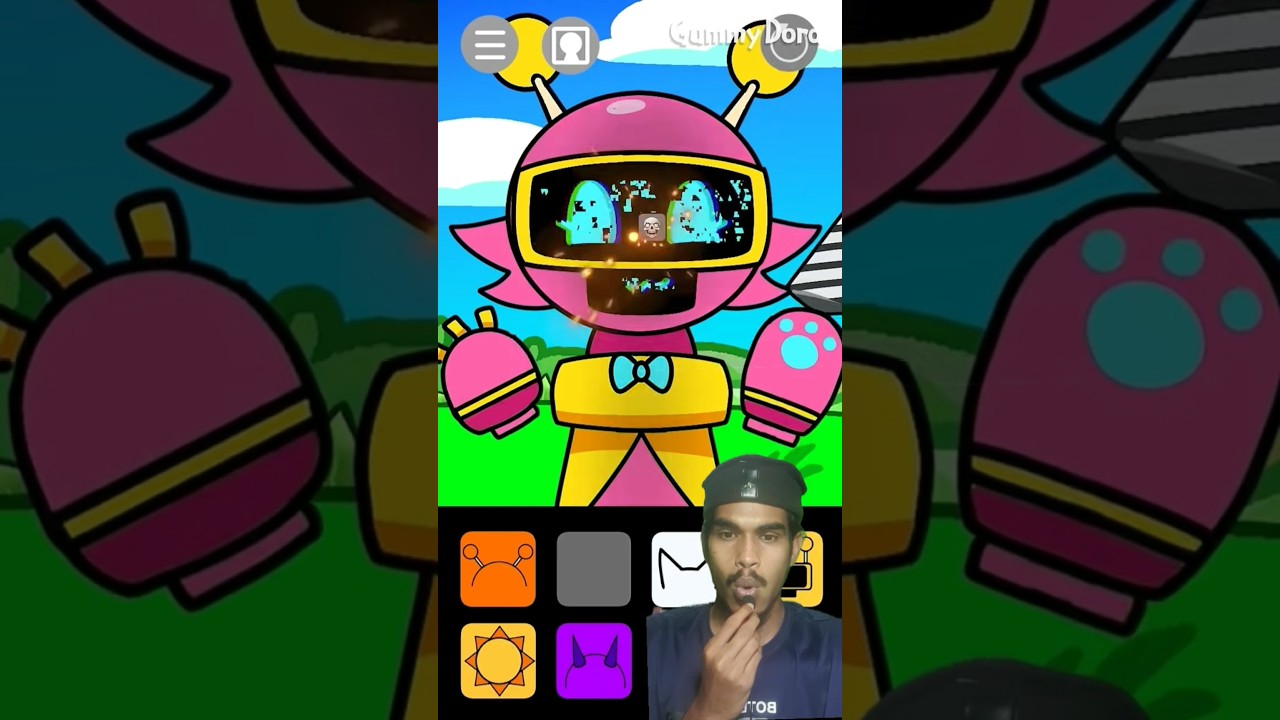 Pink Bot Test IQ Challenge Incredibox Sprunki💀☠️ #sprunki​ #animation​ #meme​