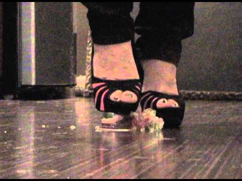 pink platform high heel crush