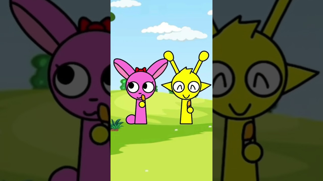 Pinkie and Simon eats popsicles! | Love Story Animation | Sprunki