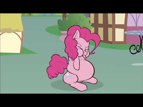 Pinkie Pie Blowing On Her Hoof Inflation
