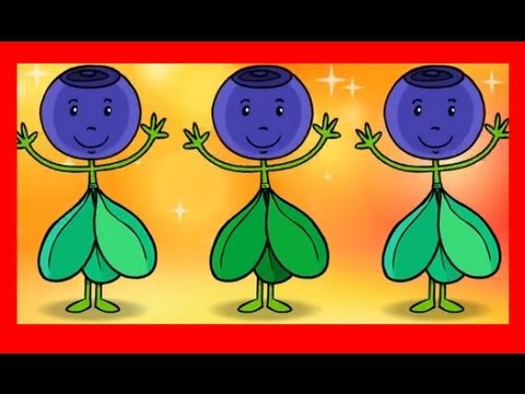 Piosenki dla dzieci Jesteśmy jagódki, czarne jagódki BZYK.tv
