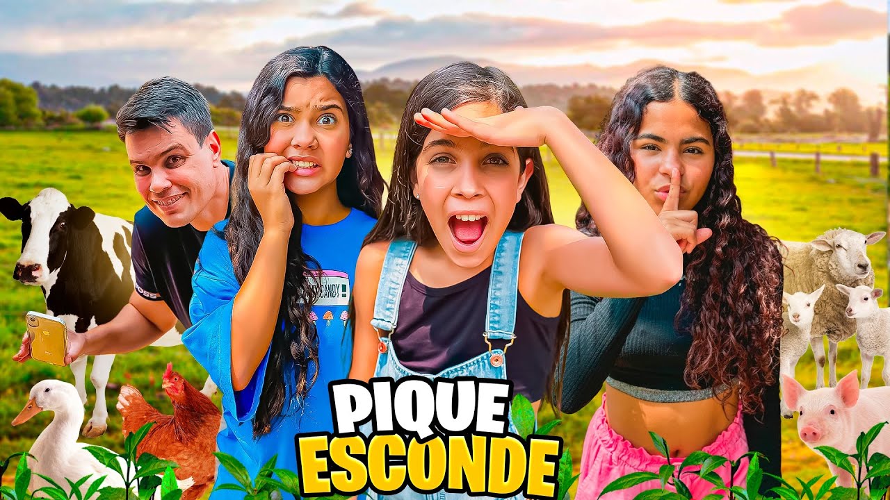 PIQUE ESCONDE NO MEIO DA FAZENDA QUEM LEVA A MELHOR *OLHA O QUE ACONTECEU !