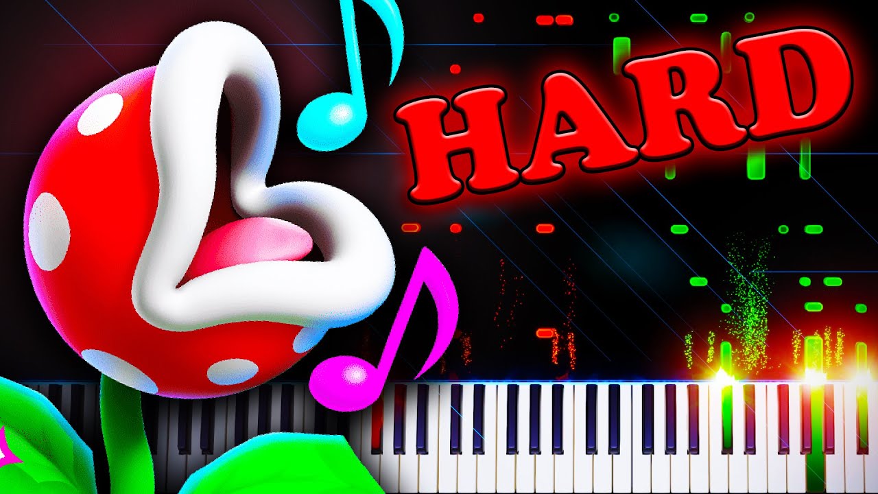 Piranha Plants on Parade (Super Mario Wonder) - Piano Tutorial