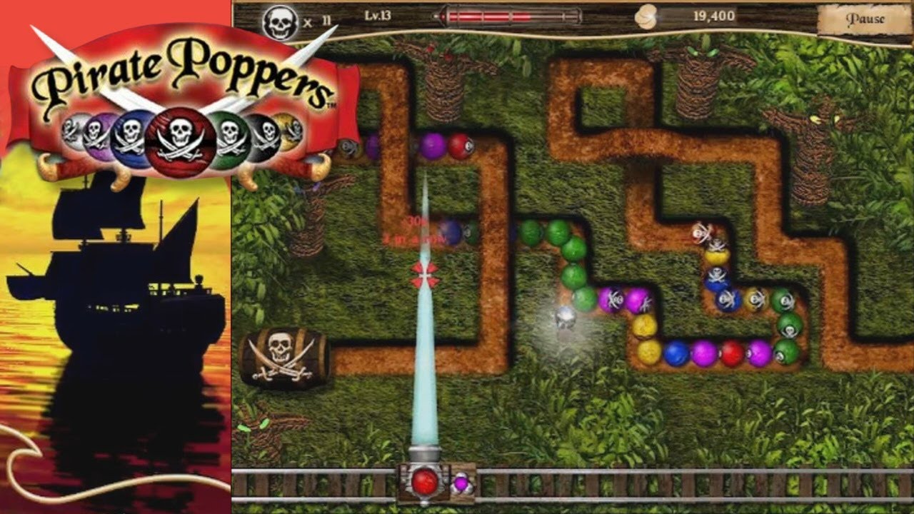 Pirate Poppers gameplay (Playfirst games nostalgia)