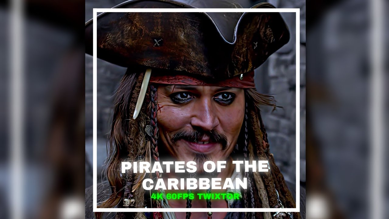 Pirates Of The Caribbean 4K Scene Pack || 4K 60fps Twixtor || Jack Sparrow || Part-3