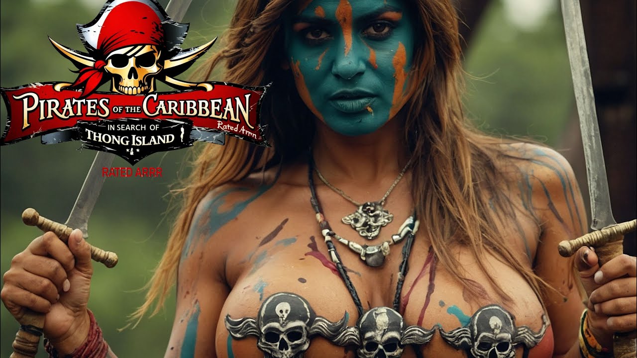 Pirates of the Caribbean In Search Of Thong Island Rated Muddy Edition RATED ARRR (LDYK)