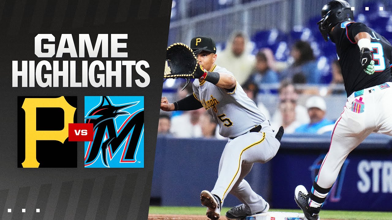 Pirates vs. Marlins Game Highlights (3/28/25) | MLB Highlights